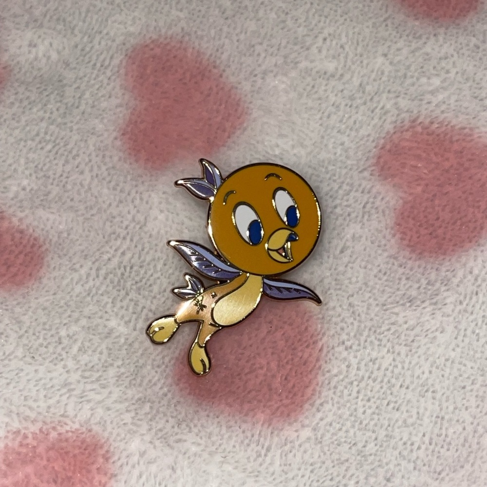 50th Anniversary Orange Bird Pin